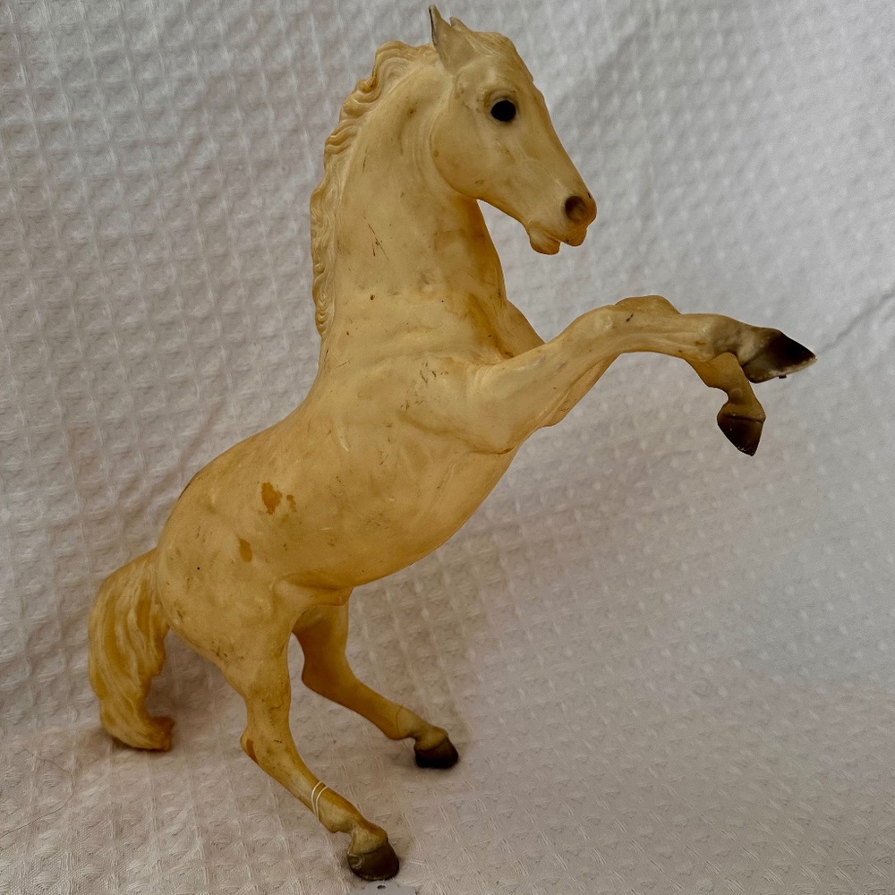 Vintage Breyer #30 King Fighting Stallion Alabaster Lippizan - Picture 2 of 15